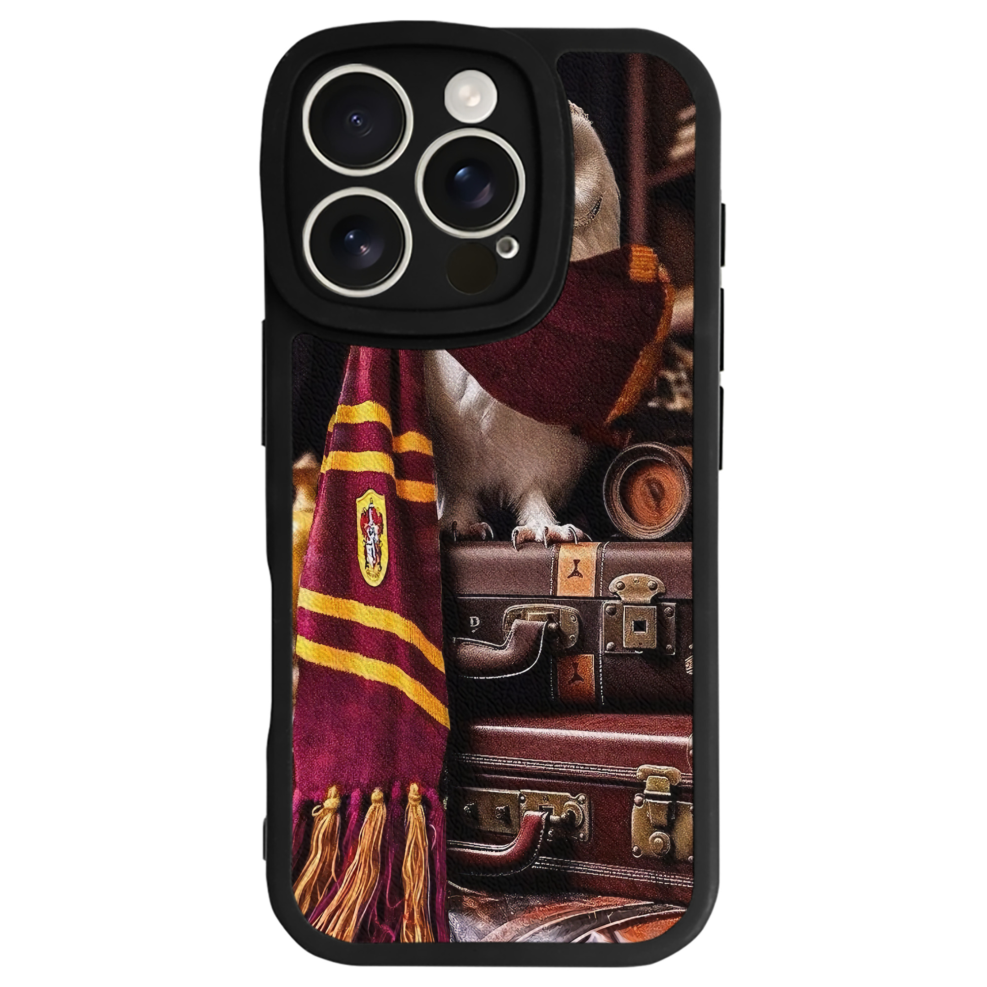 （画像用） Harry Potter ハリー・ポッターシリーズ 【iPhone 16シリーズ対応】シリコンスマホケース（レザー調） 材質：シリコン